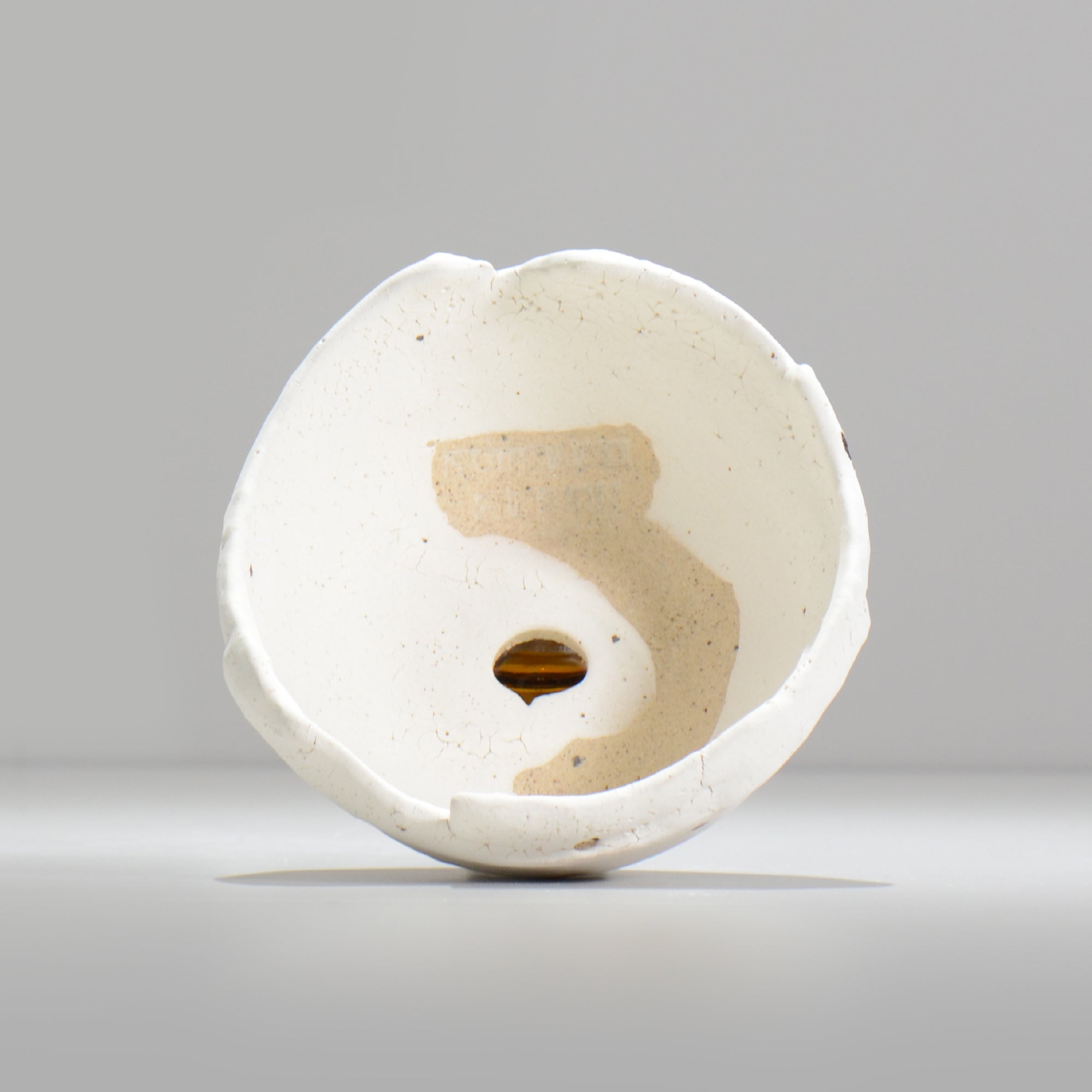 川合牧人 / UROKO POT / uroko4_06_m /  約φ14.4cm  / 植木鉢
