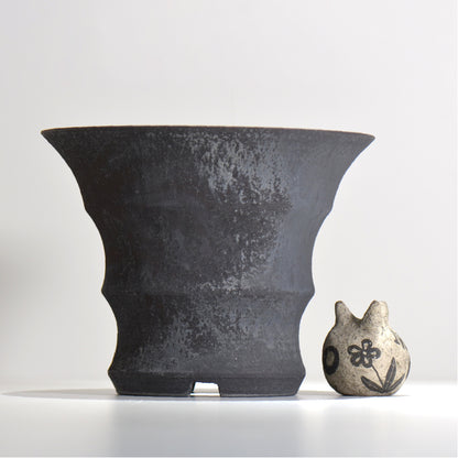 YATAGARASU / BIG 002 / 大鉢 / 約 φ28cm / 植木鉢