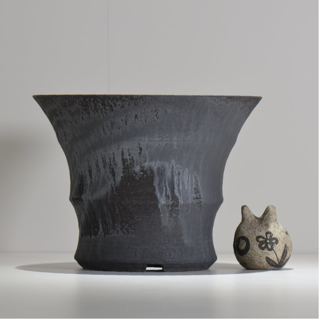 YATAGARASU / BIG 003 / 大鉢 / 約 φ29.6cm / 植木鉢