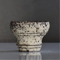 山下太 / 阿蘇石爆白裂 / yf_04_m / 約 φ14cm / 植木鉢