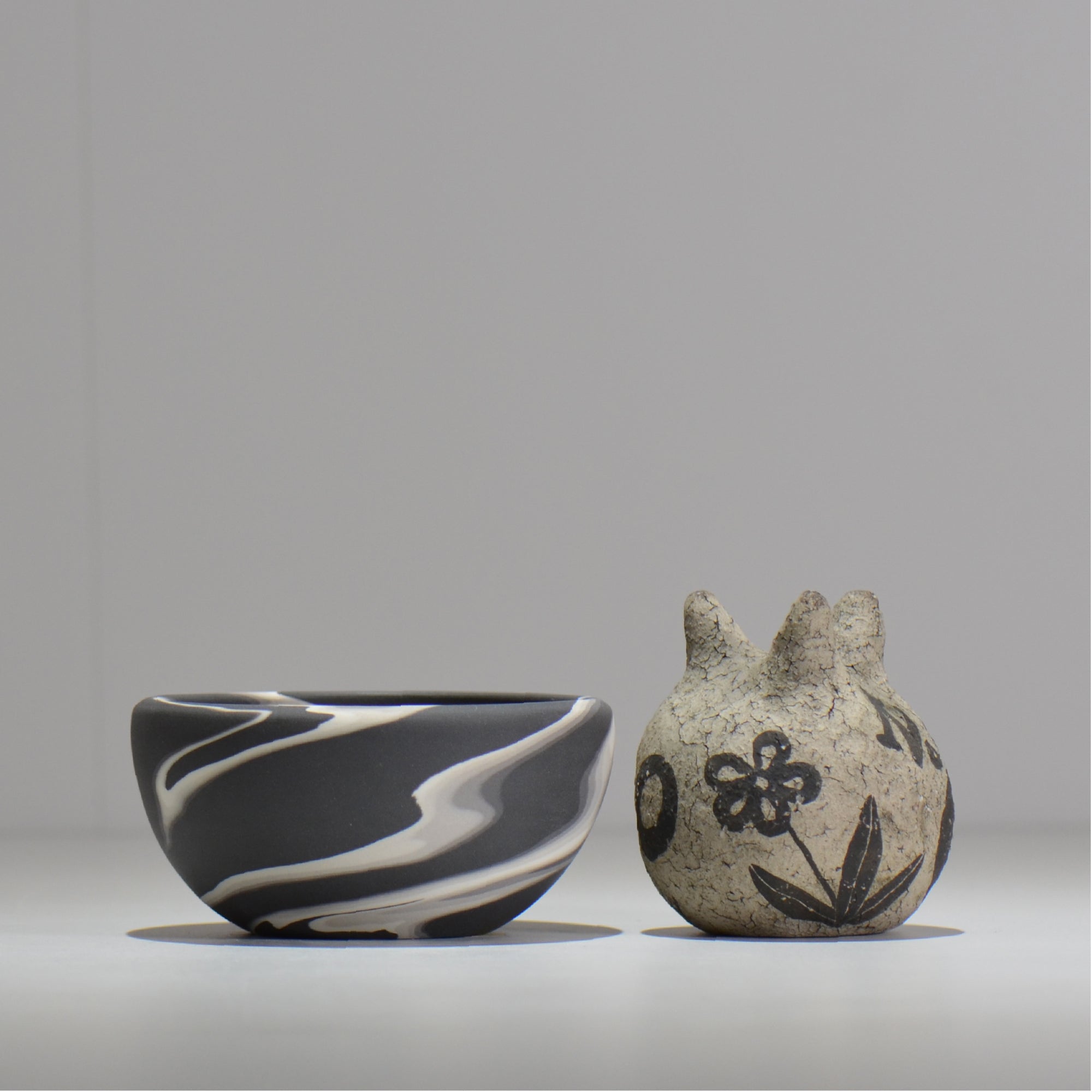 山本真郎 / 黒仙-kokusen / ys_ks02_s/ 約φ11cm / 植木鉢