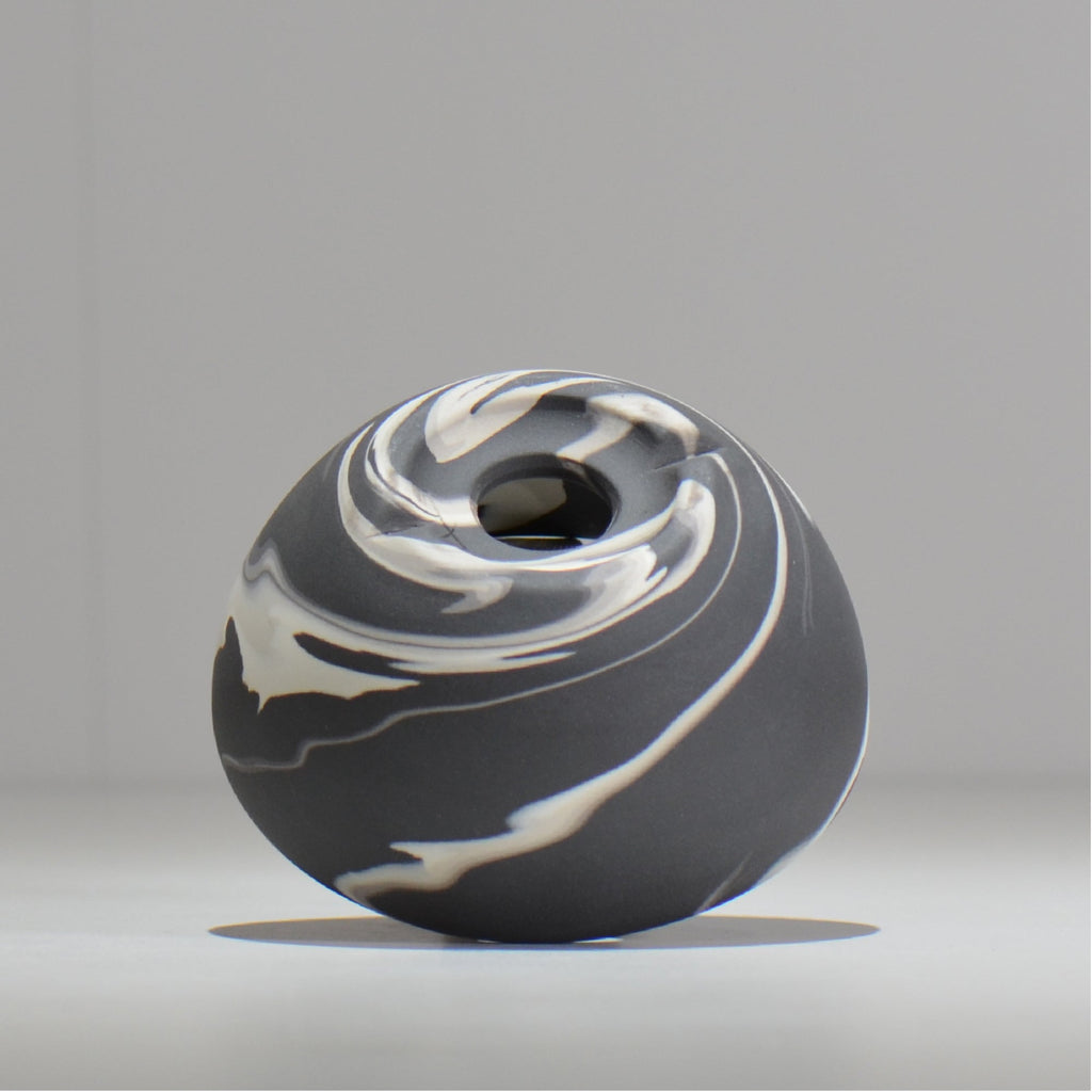 山本真郎 / 黒仙-kokusen / ys_ks04_s/ 約φ11.3cm / 植木鉢