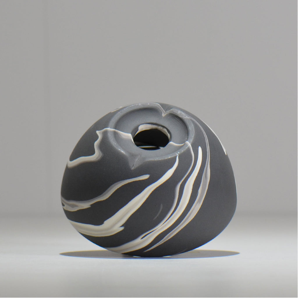 山本真郎 / 黒仙-kokusen / ys_ks05_s/ 約φ11.3cm / 植木鉢
