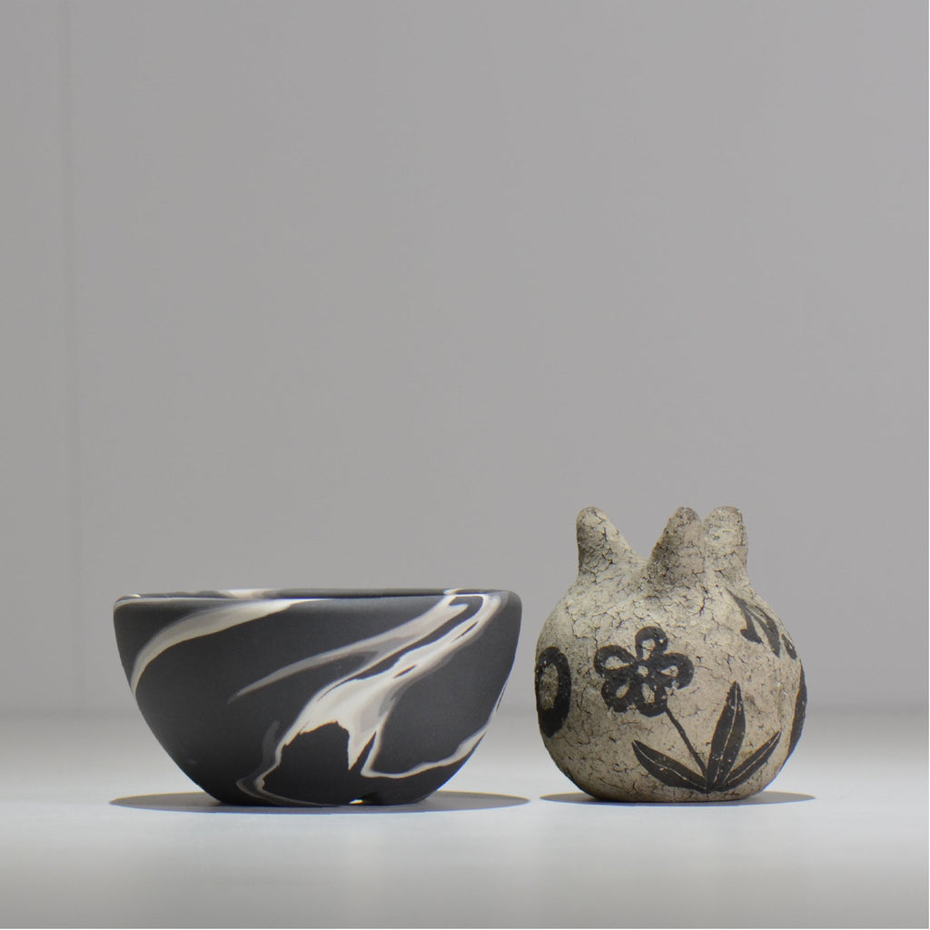 山本真郎 / 黒仙-kokusen / ys_ks05_s/ 約φ11.3cm / 植木鉢