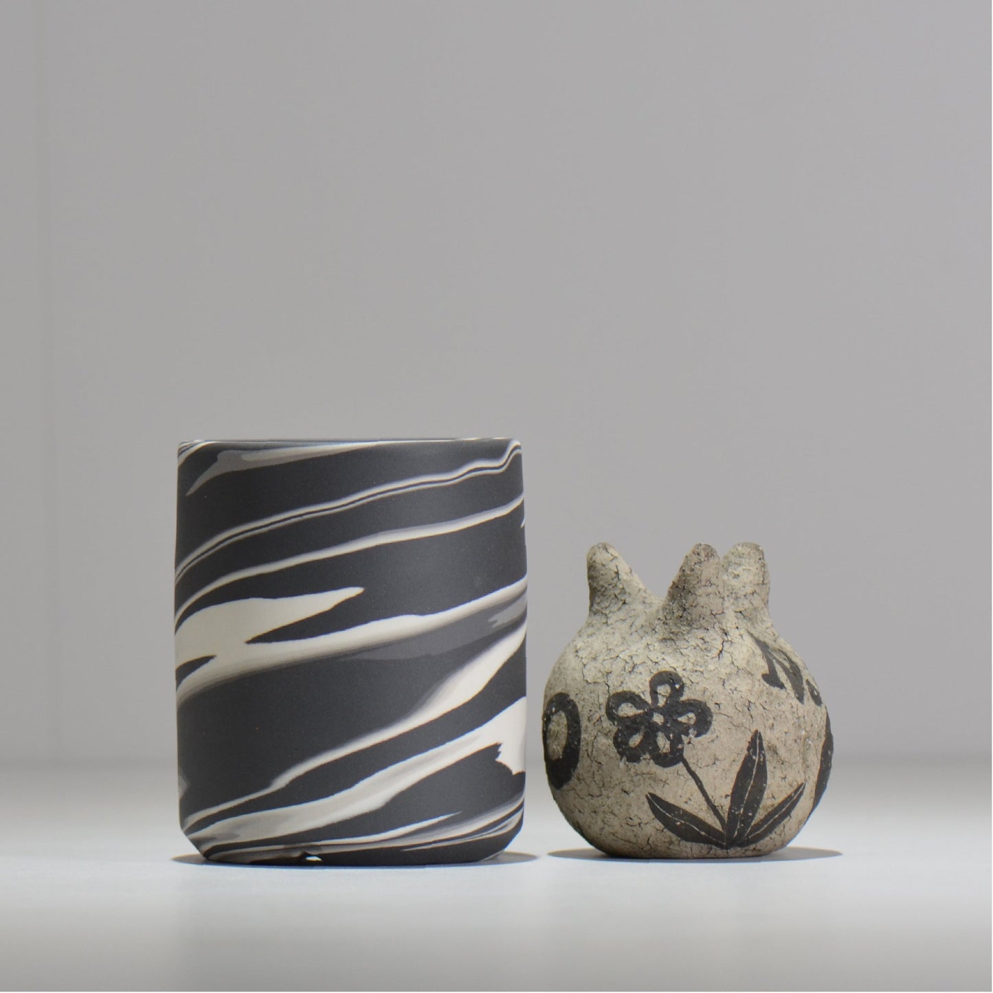 山本真郎 / 黒仙-kokusen / ys_ks06_xs/ 約φ8.8cm / 植木鉢