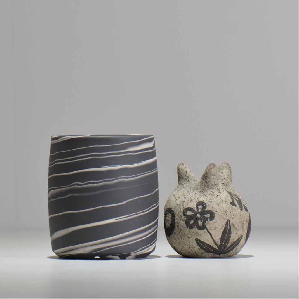 山本真郎 / 黒仙-kokusen / ys_ks08_xs/ 約φ8.8cm / 植木鉢