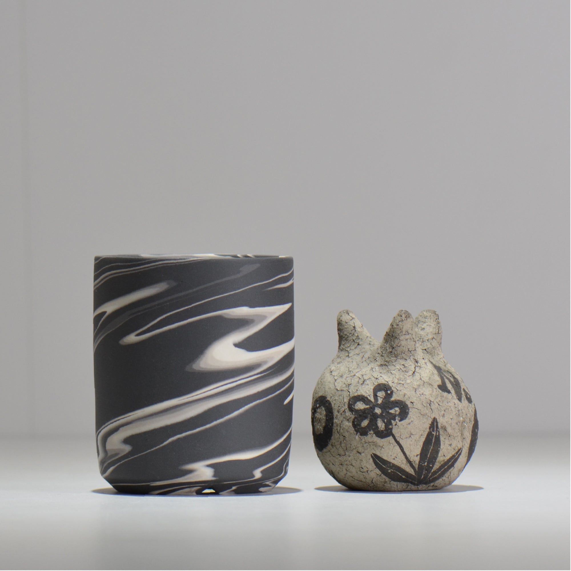 山本真郎 / 黒仙-kokusen / ys_ks10_xs/ 約φ8.8cm / 植木鉢