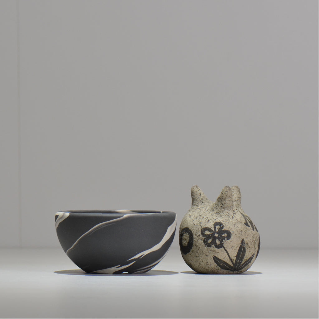 山本真郎 / 黒仙-kokusen / ys_ks12_xs/ 約φ11.3cm / 植木鉢