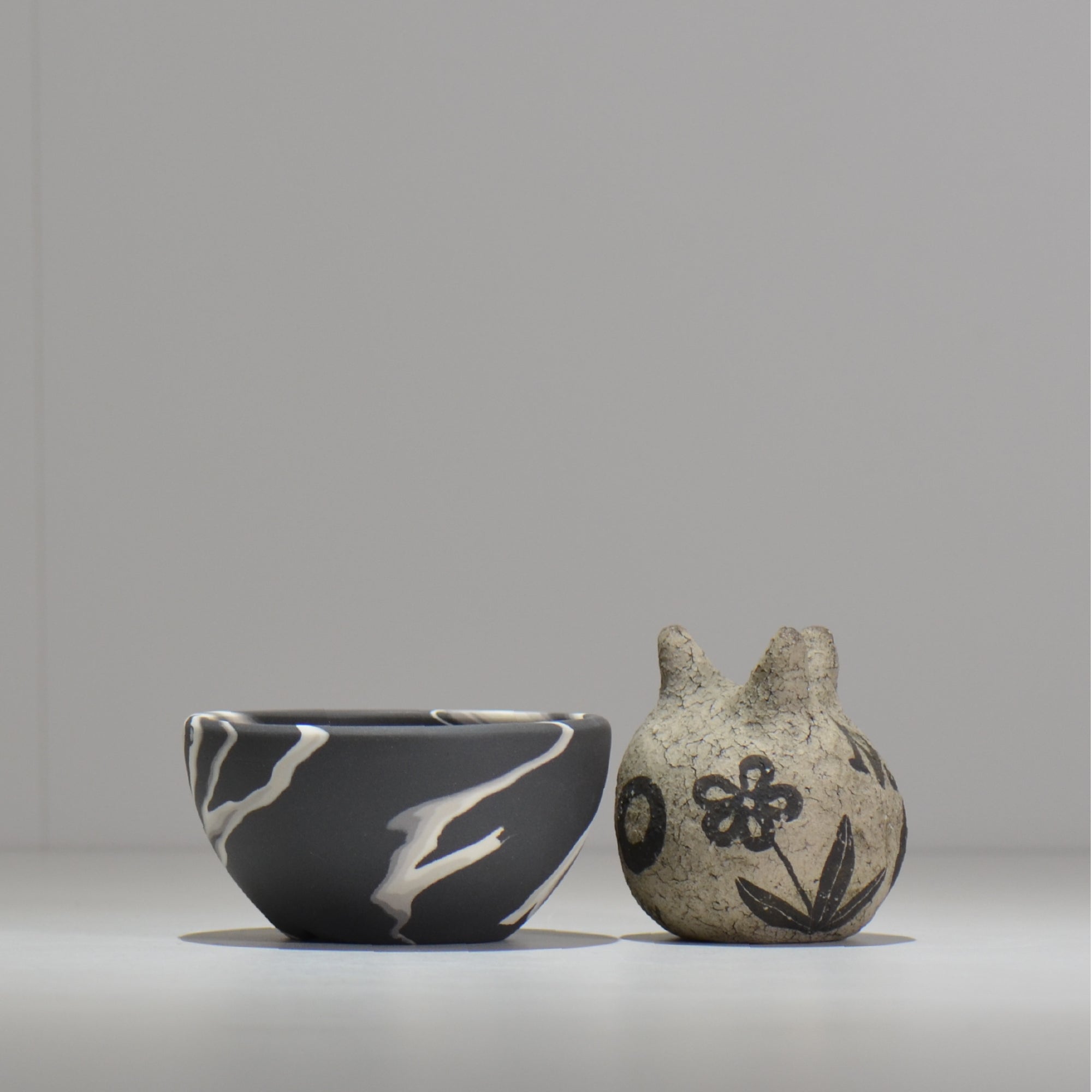 山本真郎 / 黒仙-kokusen / ys_ks14_xs/ 約φ10.8cm / 植木鉢