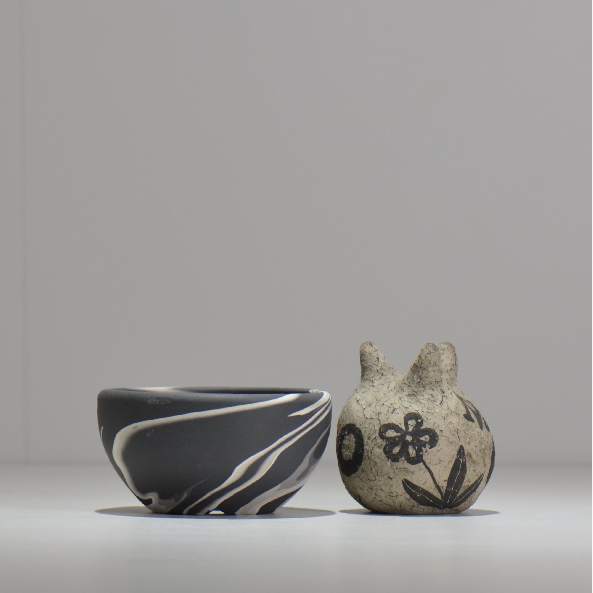 山本真郎 / 黒仙-kokusen / ys_ks15_s/ 約φ11cm / 植木鉢