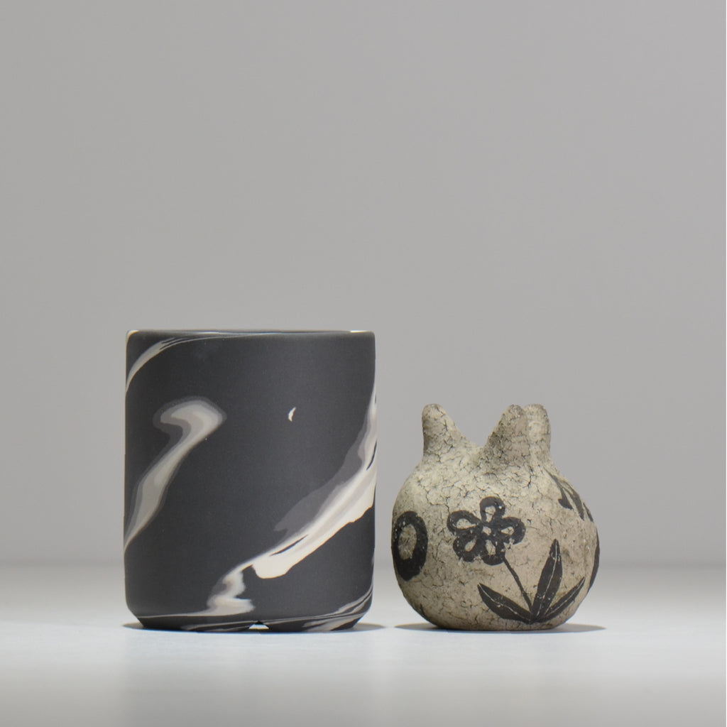 山本真郎 / 黒仙-kokusen / ys_ks16_xs/ 約φ8.8cm / 植木鉢