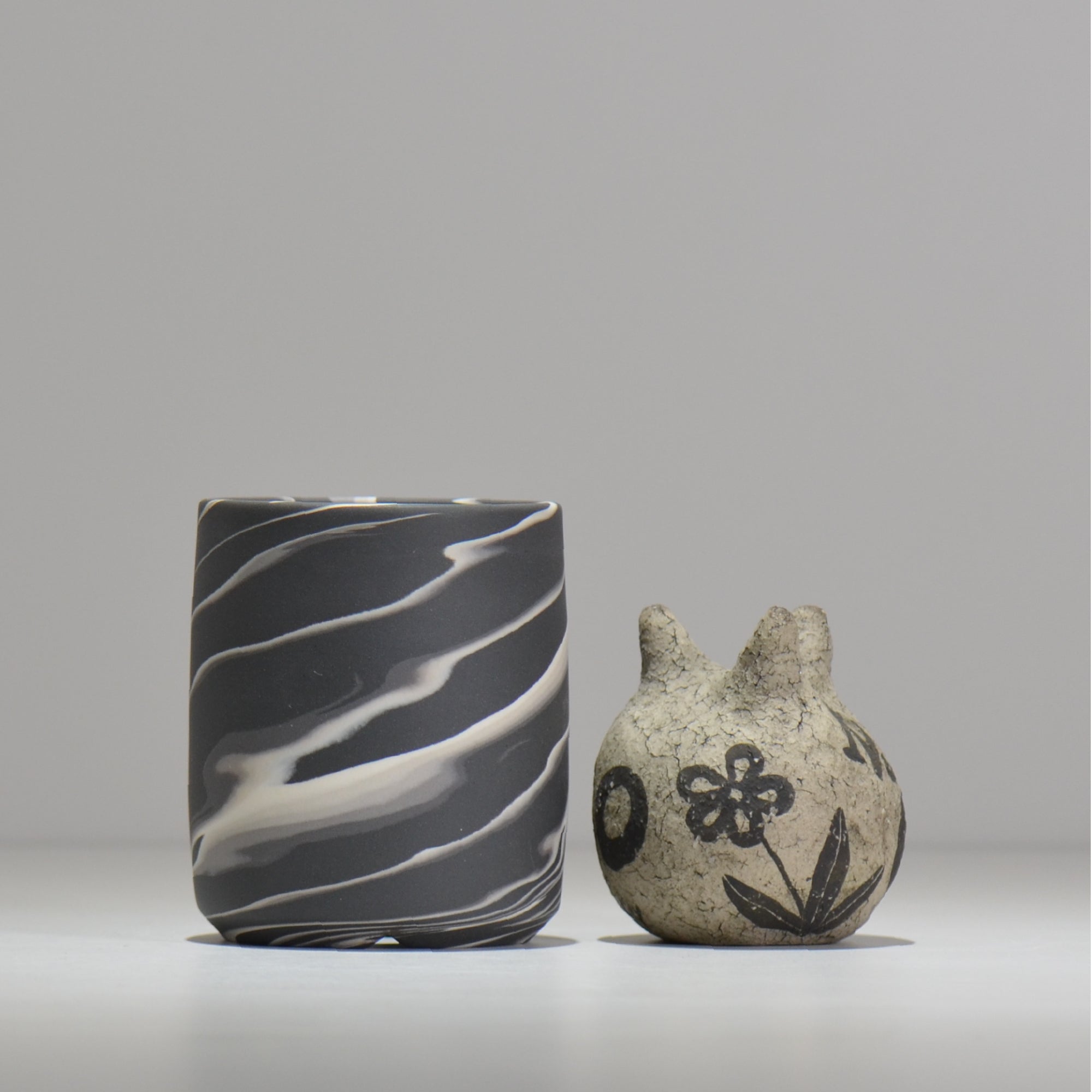 山本真郎 / 黒仙-kokusen / ys_ks17_xs/ 約φ8.8cm / 植木鉢