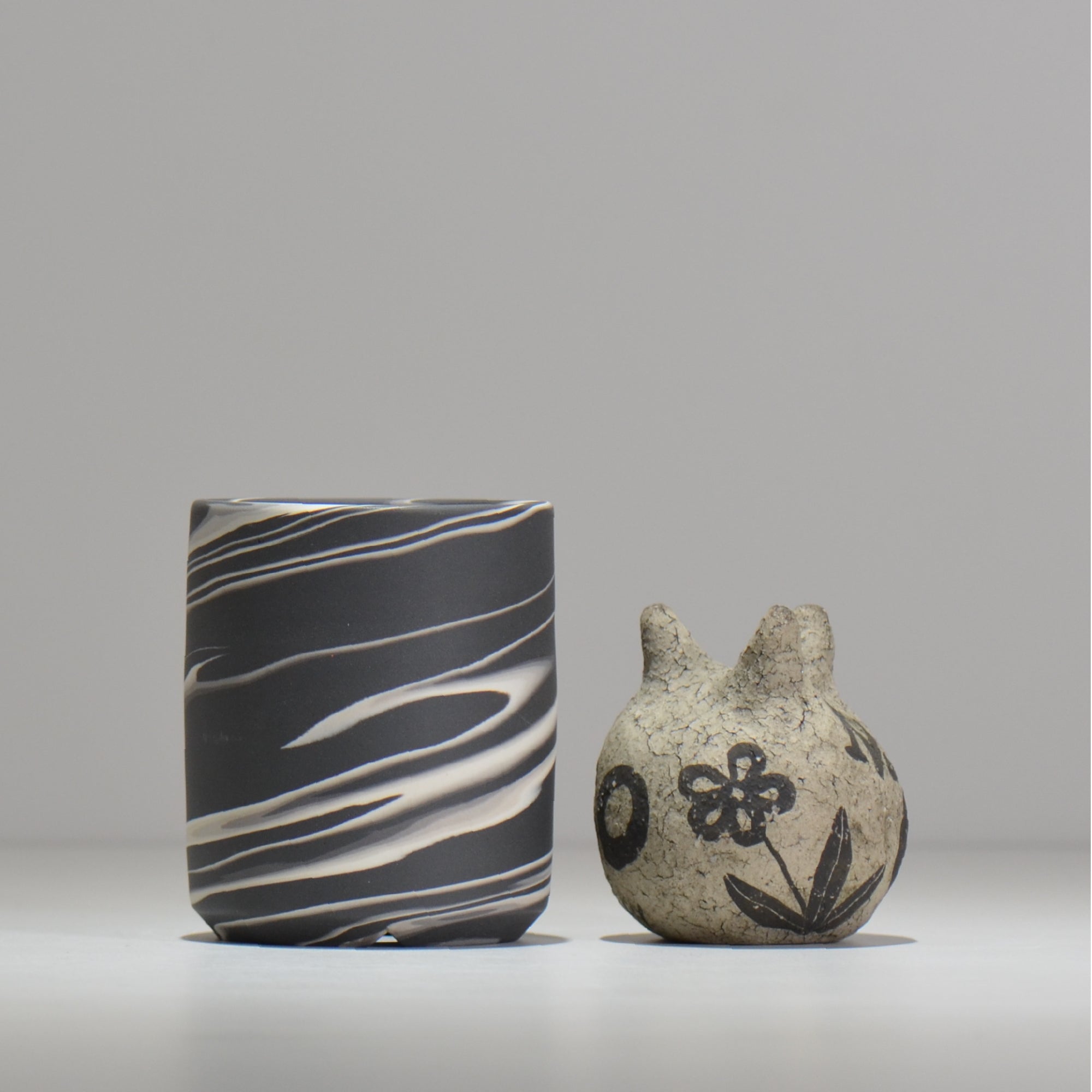 山本真郎 / 黒仙-kokusen / ys_ks20_xs/ 約φ8.8cm / 植木鉢